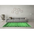 thumbnail image 3 of Ahgly Company Indoor Rectangle Oriental Emerald Green Industrial Area Rugs, 7' x 10', 3 of 4