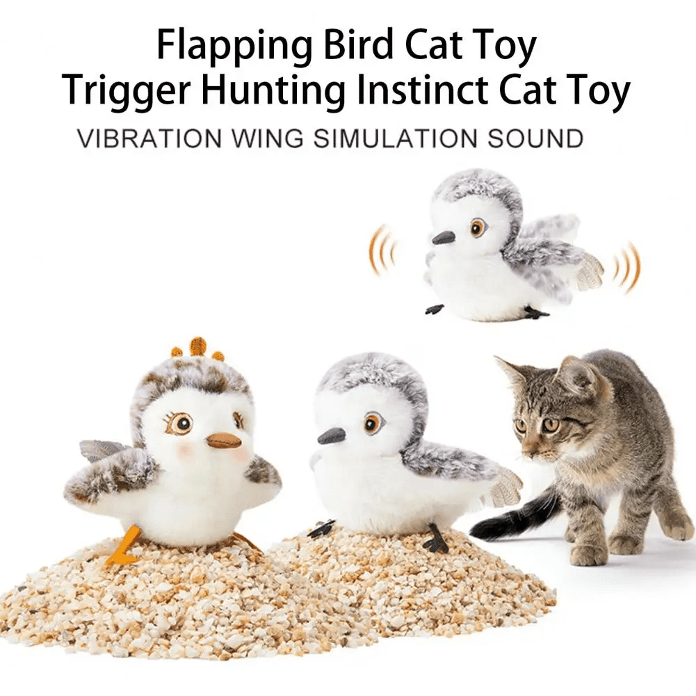 Cute and popular cat toys, simulated birds, touch sensitive cat toys, electric cat teasing, intelligent pet toys