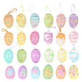 thumbnail image 3 of Easter Egg Decorations 24Pcs Colorful Pendant Toys For Families Friends Kindergarten Early Education, 3 of 3