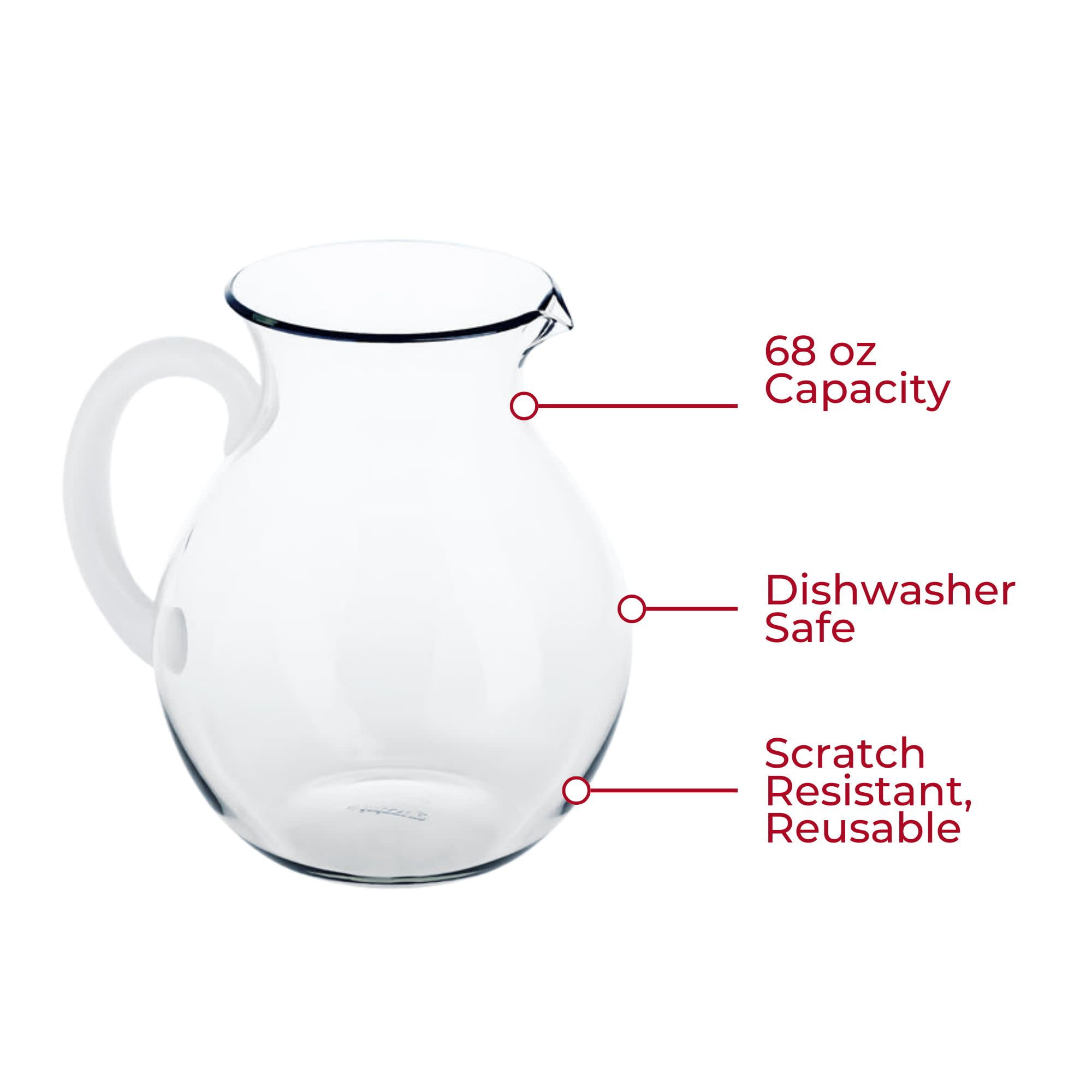 Guzzini Dolcevita Balloon Pitcher - Clear, Clear