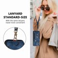 thumbnail image 3 of Asuwish Phone Case for Motorola Moto G 5G 2025 Wallet Cell Cover with Tempered Glass Screen Protector Slim Lanyard Wrist Strap RFID Ring Stand Credit Card Holder Slot G5G 5 G G5 Women Men Blue, 3 of 7