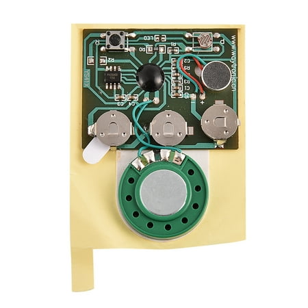 Hilitand 30s Recordable Music Sound Voice Module Chip 0.5W with Button Battery , Sound Recordable Module, Voice Recording