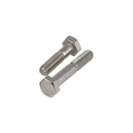 

BE-TOOL 2/10 Pack Hex Screws Bolt 304 Stainless Steel M10 /M12 Hex Socket Button Hex Screw Hardware Silver