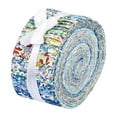 thumbnail image 1 of Rollos de tela en gelatina, manualidades con tela para acolchar, tiras de tela con rollos de gelatina, patchwork con rollos de gelatina para acolchar 45 tiras, 1 of 8