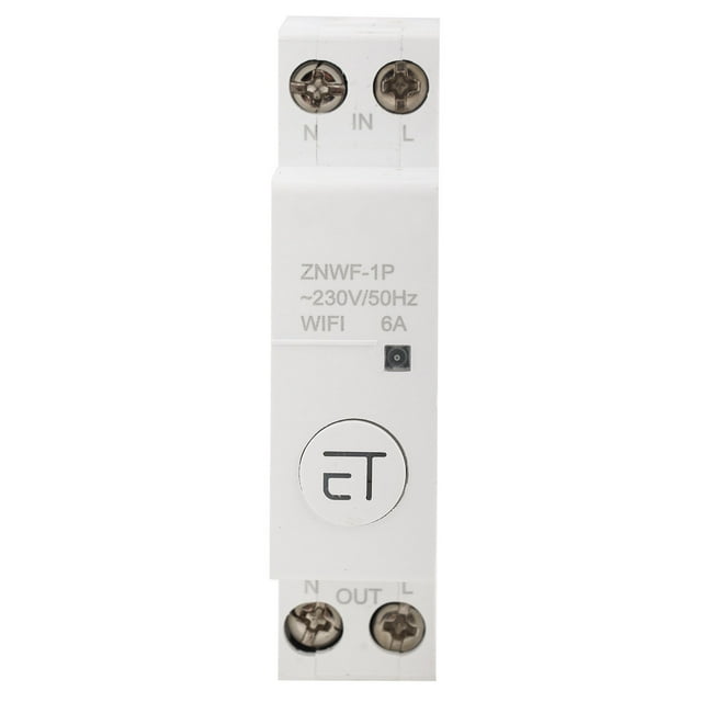 Commutateur de Commande à Distance Intelligent pour Disjoncteur WIFI pour Boîte de Distribution 1P AC230V IP20