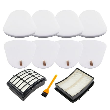 2 Rep Hepa Filter  4 Foam Felt Filter For Shark Navigator Lift Away Deluxe NV350 NV351 NV352 NV355 NV356 XFF350 NV360 NV370 UV540  XHF350 Vacuum Cleaner