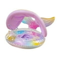 thumbnail image 2 of Flotador Inflable De Sirena Para Piscina, Ideal Para Vacaciones, Playa, Piscina Con Asiento Y Toldo. con asiento y capota, 2 of 8