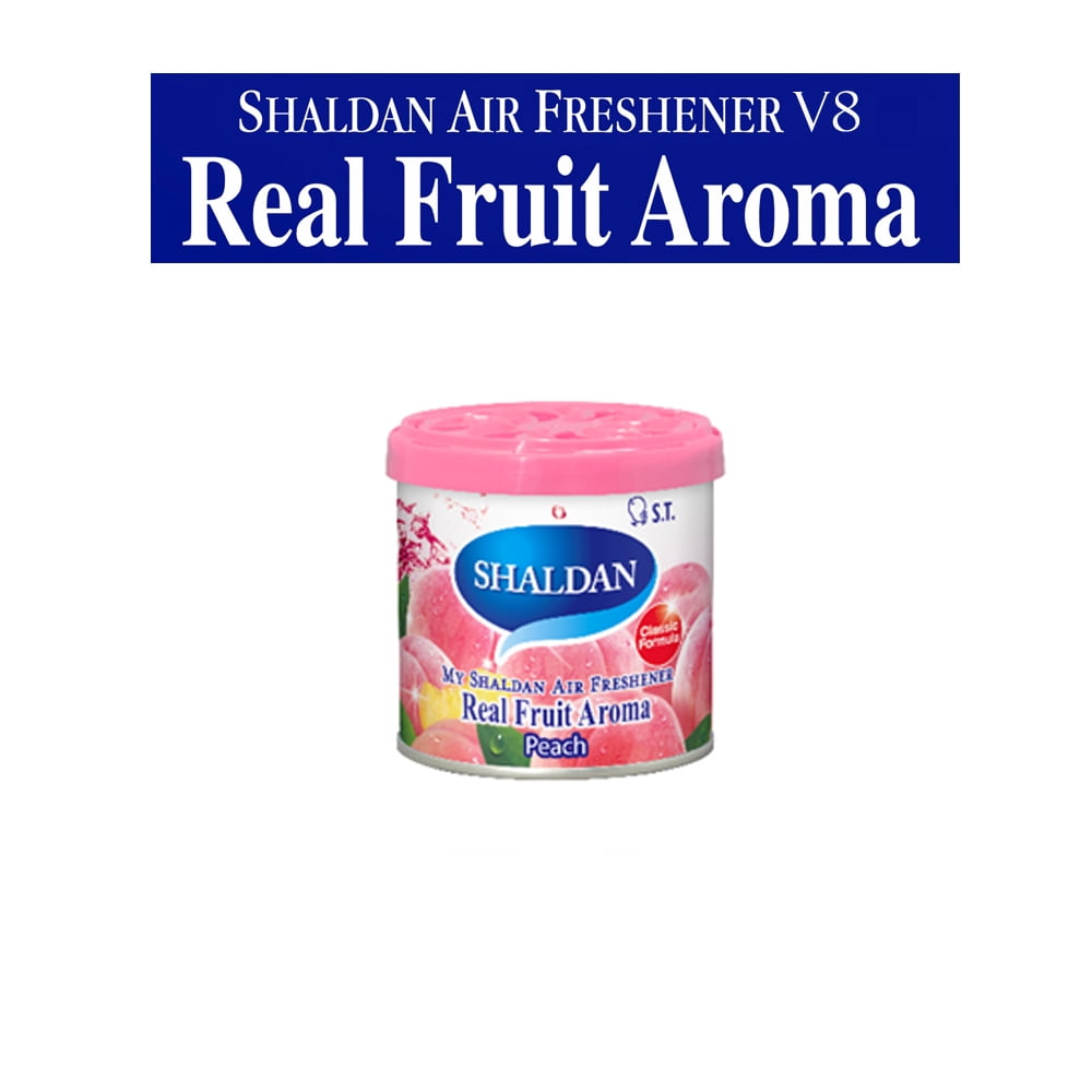 YirehStore My Shaldan Peach Scent 6-cans, Original Classic Formula, Car Cup-holder Natural air freshener, Real Fruit Aroma