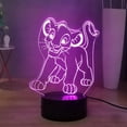thumbnail image 1 of The Lion 3d Night Light, Simba Kids Led Night Light For Bedroom, Touch & Remote Control, Usb Powered, Multicolor Birthday Holiday Decoration Lighting, 1 of 4
