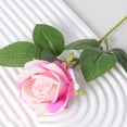 thumbnail image 3 of 5 uds ramo de rosas realista falso Rosa boda fiesta familiar decoración evento regalo Zhivalor BST3059707-4, 3 of 5
