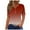 BB-Red, variant on Womens Tops Loose Fit Button V Neck Henley Shirts Trendy Eyelet Embroidery Tshirts Gradient Print Short Sleeve Tees Red XXXL