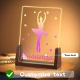 thumbnail image 3 of Luz de noche de ballet personalizada para niñas, regalos de cumpleaños de Navidad para niños personalizados, luz de noche de acrílico, decoración de guardería para bebé personalizada, lámpara de noche, 3 of 6