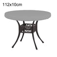 thumbnail image 1 of Housse de table Ronde Extérieure Imperméable et Anti-Poussière pour Terrasse, 1 of 6