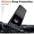 thumbnail image 2 of for Samsung Galaxy Z Flip 6 Case, Hinge Protector and Shockproof TPU and Microfiber for Samsung Galaxy Z Flip 6 (Black), 2 of 6
