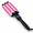 Pink-3 Barrel (1 Inch), variant on Beauty Hair Waver - Double Crimper Beach Waves Curling Iron Babe X Adjustable Temperature Curler Styling Tools 1.25" Pink