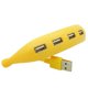 thumbnail image 4 of Gift Creative 4-port USB2.0 Splitter 1 to 4 Mini Banana Hub USB2.0 Interface, 4 of 4