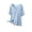Blue, variant on Summer Tops for Women Thin V Neck Short Sleeve Tee with Split Breathable Soft T-Shirts Comfortable Basic Clothes
