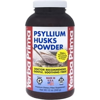 Yerba Prima Psyllium Husks Powder - 12 oz - Natural Fiber Supplement