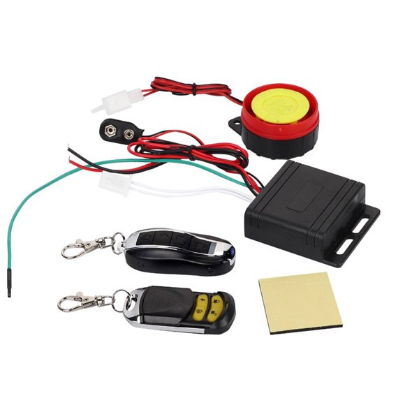 Alarma antirrobo para motocicleta de 12 V, alarma para automóvil, alarma antirrobo para motocicleta, control remoto