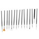 thumbnail image 2 of Delineador para decoración de uñas, 15 piezas, pincel profesional para decoración de uñas, pincel para pintar uñas, uso práctico, 2 of 14