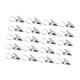 thumbnail image 4 of 20 ganchos para cortinas con clips, clips para colgar de acero inoxidable, clips para cortinas de ducha para cortinas y exhibidores de fotos, 4 of 7