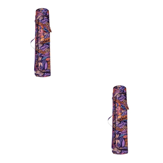 Eigraketly De Yoga Ligera Y Portátil Para On Go Yogis Bolsa De Estera De Yoga Bolsa Pilates Durable Púrpura Púrpura 2Conjunto