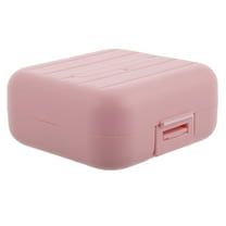 OULII Daily Pill Organizer Pill Organizer Pink Plastic 1Pcs Simple Appearance