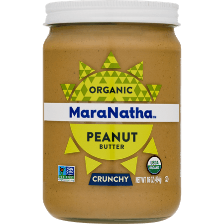 MaraNatha Organic No Stir Crunchy Peanut Butter, 16 (Best Way To Stir Peanut Butter)