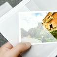 thumbnail image 2 of OULII 20Pcs White Retro Kraft Paper Envelope for Celebration Invitation Letter Storage, 2 of 6