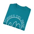 thumbnail image 3 of Torres Del Pane Chile Illustration Gift Retro Outdoors Graphic Saying Men Women Unisex Garment-Dyed T-shirt, 3 of 4