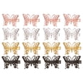 thumbnail image 1 of 16pcs Vintage Horquillas Cabello Creativo Pelo Barettes Forma de Mariposa Play Clips, 1 of 6