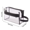 thumbnail image 2 of Estuche cosmético HAOGUAGUA transparente impermeable 26x15x10 cm, 2 of 8
