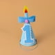 thumbnail image 3 of KAKOWELY Sombreros de fiesta de cumpleaños para niños, gorros de corona de príncipe kawaii para niñas y niños, accesorios para fotos de cumpleaños, decoración para fiestas (número 1 azul), 3 of 4