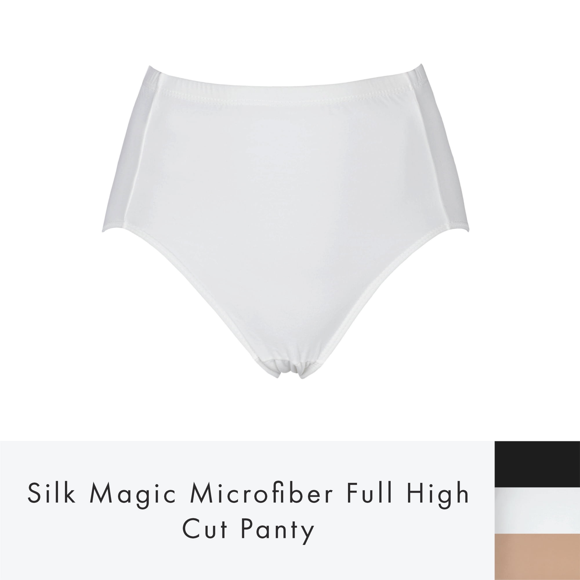Elita Women's 'Silk Magic' Microfiber Full High Cut Panty 