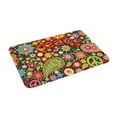 thumbnail image 2 of Disketp Hippie Peace Love Mat For Front Door Outside - Doormat Outdoor Entrance - Welcome Mats Outdoor,Outside Entry And Outdoor Entrance 16''X24'', 2 of 9