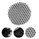 thumbnail image 3 of 1 Pc Durable Dots Shower Cap para Baño, Viaje de Negocios, Vacaciones, Hotel, Salón de Belleza, Satén EVA Negro, 3 of 3
