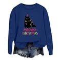 thumbnail image 1 of WEAIXIMIUNG Robe Sweat-Shirt Surdimensionnée Grande Taille Mode Hiver pour Femmes Imprimé Festif de Noël Col Rond, 1 of 3