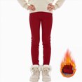 thumbnail image 2 of Gibobby Kids Baby Girls Leggings Footless Soft Skinny Thin Leggings Toddler Girls Solid Stretch Trousers(18-24 Months,Wine), 2 of 7