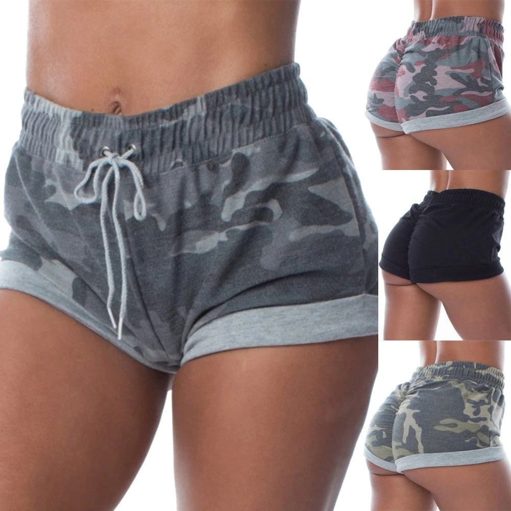 camo hot pants for womens