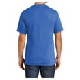 thumbnail image 2 of Yellow Rooster Men's Core Blend Cotton/Polyester Tee Shirt Royal 3XL, 2 of 6