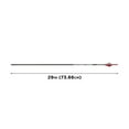 thumbnail image 5 of (3 pack) Realtree Edge 29" High Strength Carbon Arrow, Black, 5 of 12