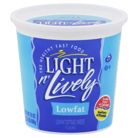 Light N 39 Lively Lowfat Cottage Cheese 24 Oz Walmart Com