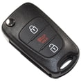 thumbnail image 4 of HQRP 2-Pack Remote Flip Folding Key Fob Shell Case Keyless Entry w/3 Buttons for Kia Soul 2010 2011 2012 2013, 4 of 6