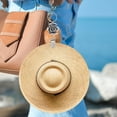 thumbnail image 3 of Clip de sombrero para adultos Macarena Flor rosa, 3 of 7