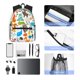 thumbnail image 4 of Disketp Animals Mochila Ligera Clásica con Múltiples Bolsillos, Mochila Casual para Hombre y Mujer, Ideal para Escuela, Trabajo y Viajes, 4 of 6