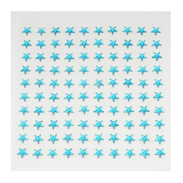Efavormart Self Adhesive Diamond Rhinestone Star shape Peel Stickers For  Car Mobile PC Wedding Decoration- Turquoise - 600 PCS 