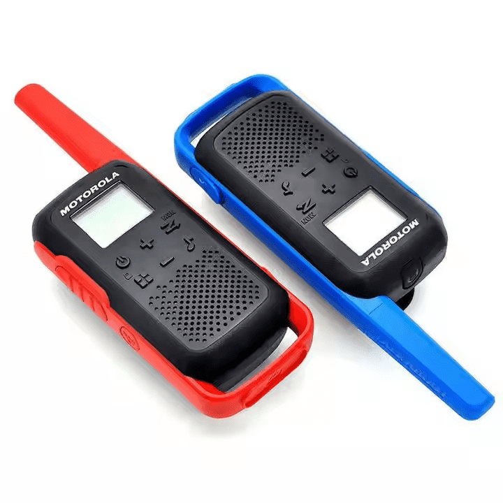 Motorola T62 Handheld Walkie Talkie Digital Intercom Outdoor Adventures 20Channels 8 km Range Communication Radio(Twin Pack)