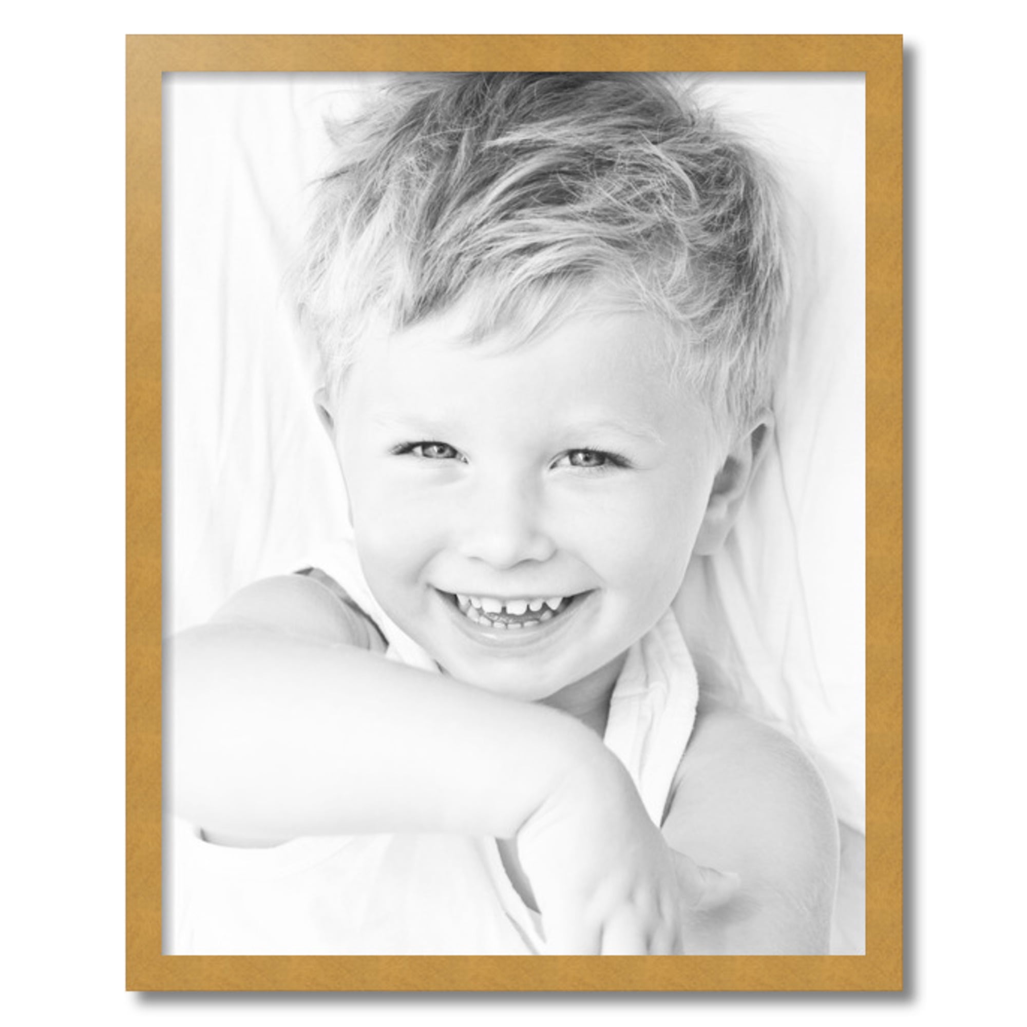ArtToFrames 24x30 Inch Classic Gold Picture Frame, This Gold MDF Poster Frame is Great for Your Art or Photos, Comes with 060 Plexi Glass (4498)