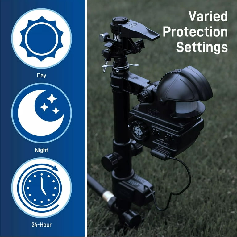 Orbit 62100 Yard Enforcer Motion-Activated Sprinkler met dag- en