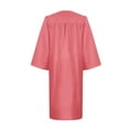 thumbnail image 2 of Mens Shirts Gifts for Men Unisex Choir Robes For Church Baptism Officiant Confirmation Costume,Graduation Gown Pastor &judges Robe Pink Polyester 3X, 2 of 4